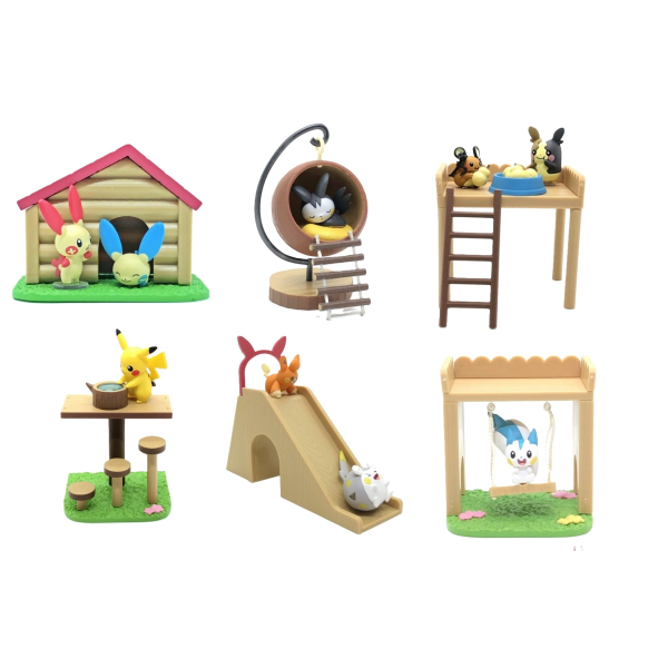 Officiële Pokemon figures re-ment Everyone Gather! Forest Athletic Pokémon